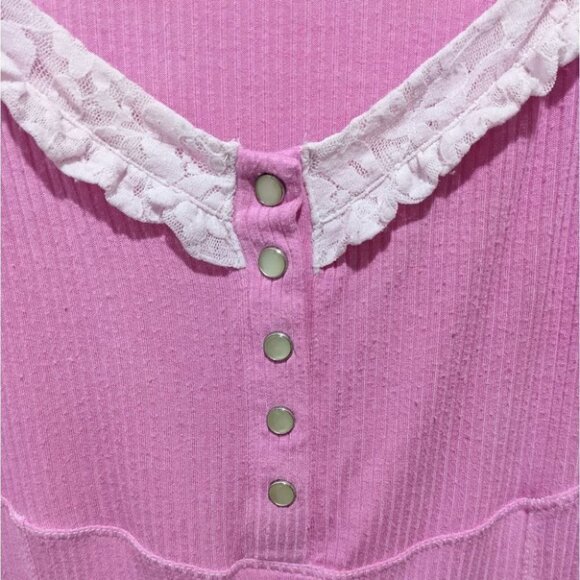 Free People | Kissin’ Kate Top In Pink - Picture 9 of 12